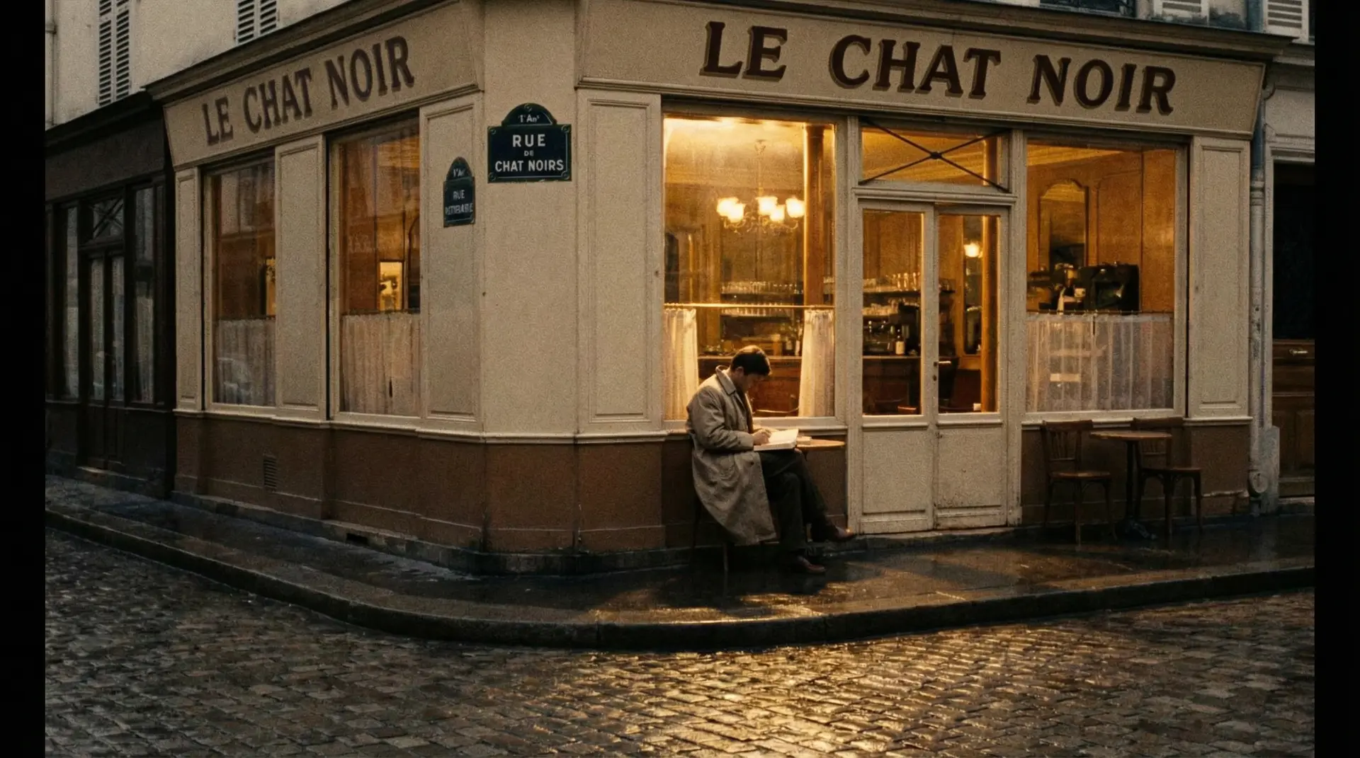 独立光影 欧美中文 - 巴黎街角的咖啡馆